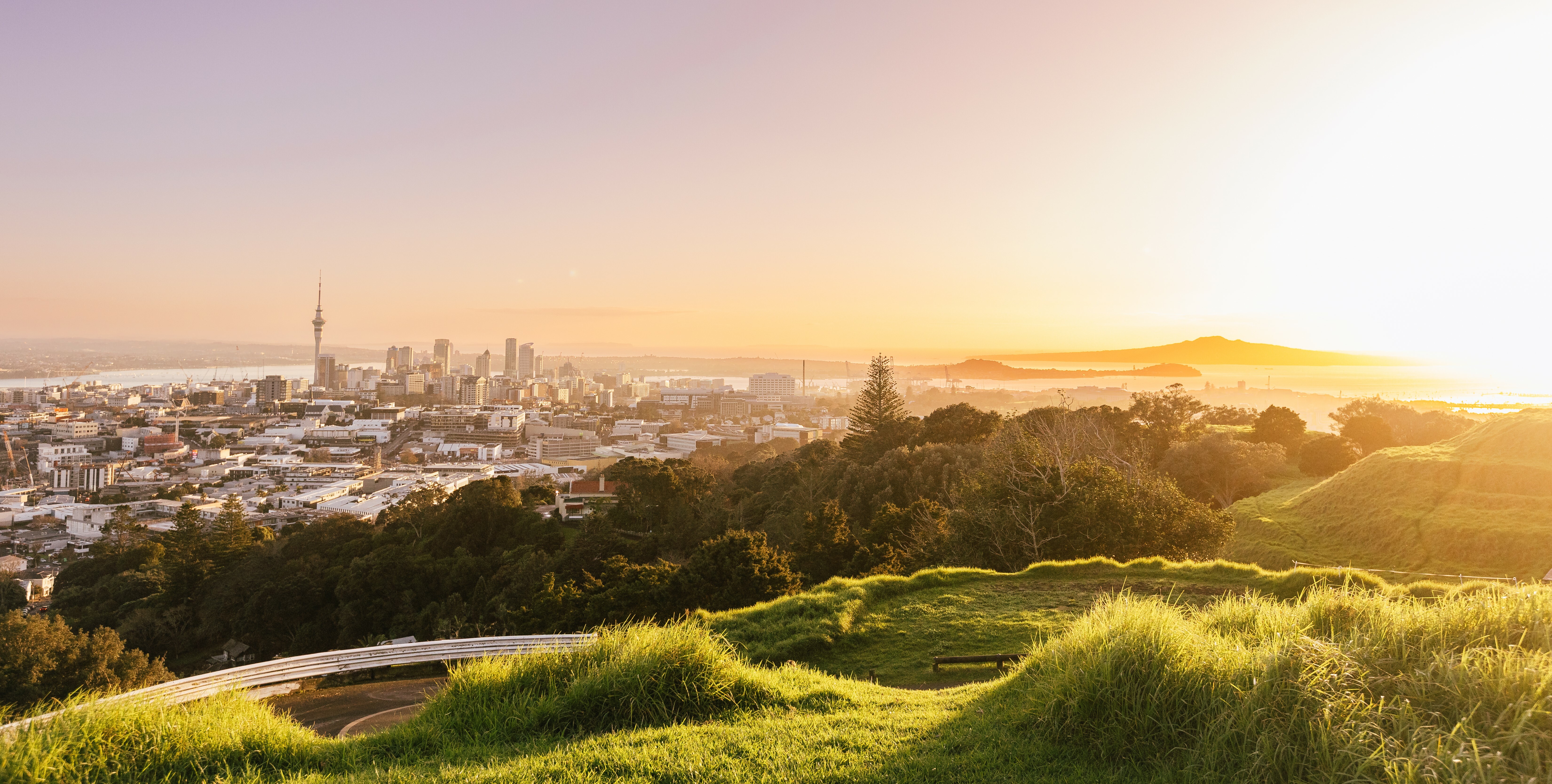 Auckland - View of Auckland City from Mount Eden