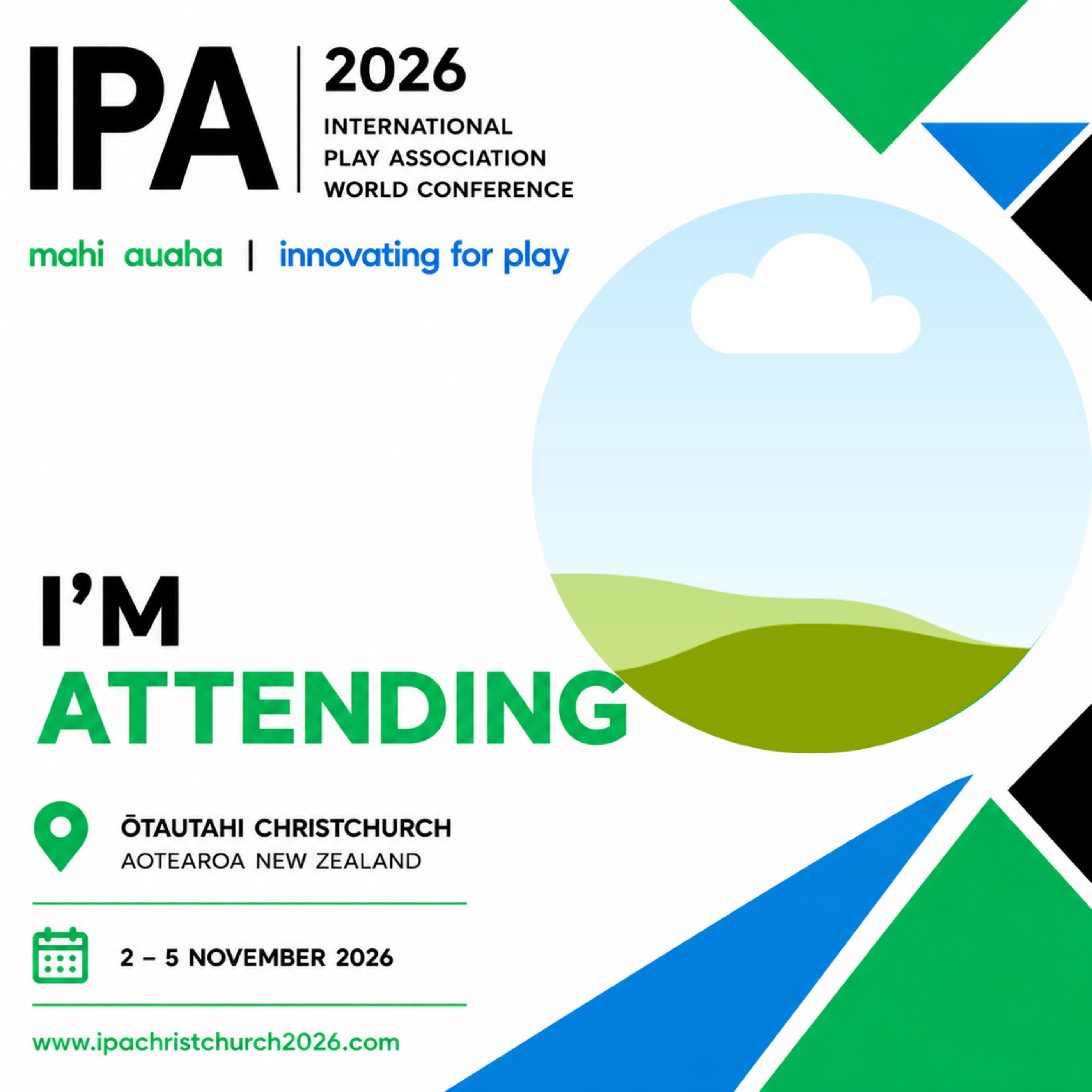 Im attending with frame