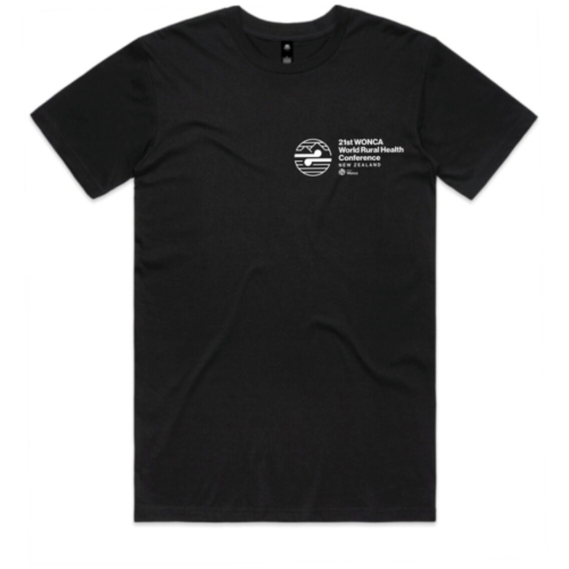 Black tee front 500x500