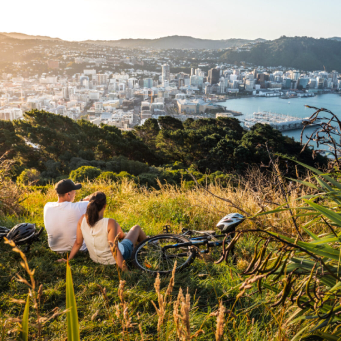 WNZ Mount Victoria cyclists Credit Wellington NZ 500x500